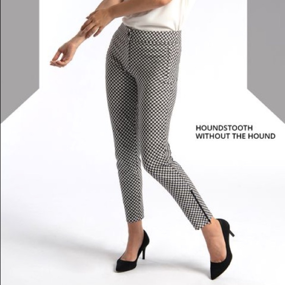 NWT BetaBrand Cigarette Pants in cute “catstooth”!
